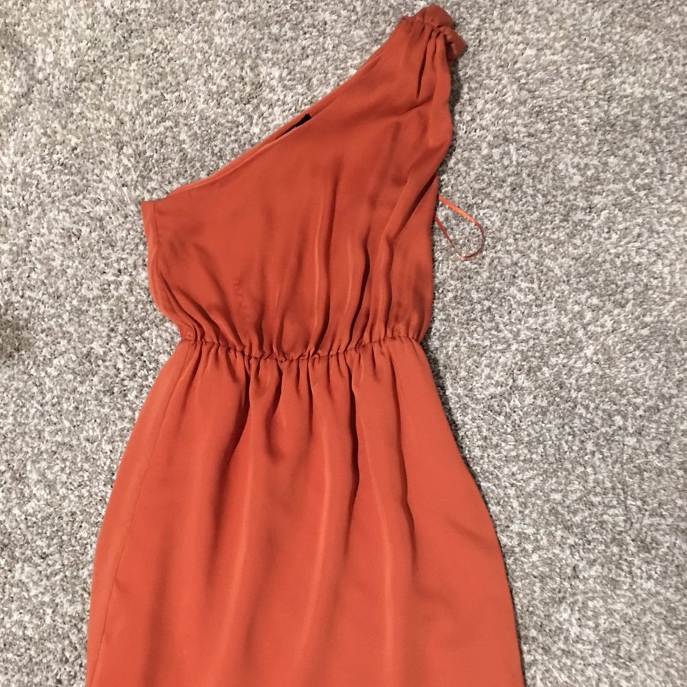 single-strapped dress